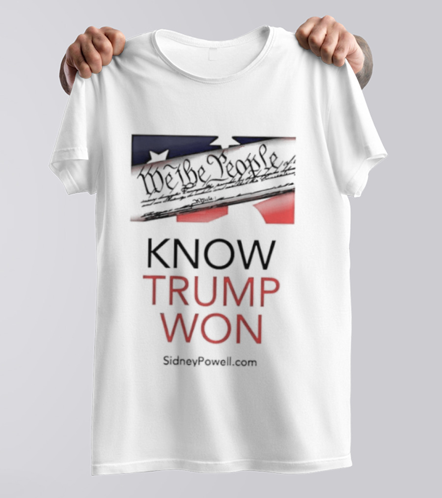 We The People Know Trump Won 2024 T-Shirt