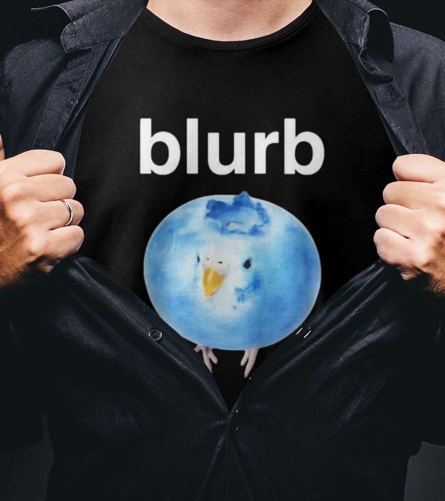 Blurb Bluebird Blueberry Fusion T-Shirt