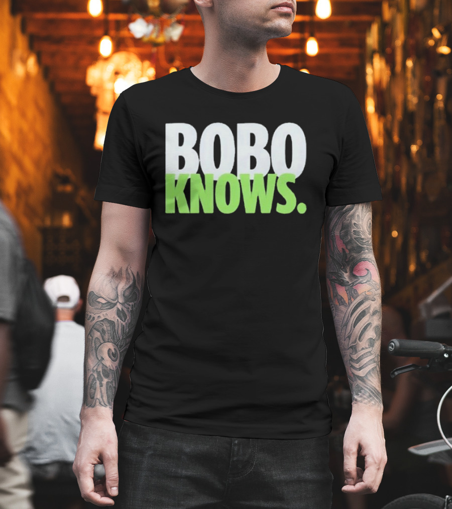 Bobo Knows Seattle Football Seahawks Fan Gear T-Shirt