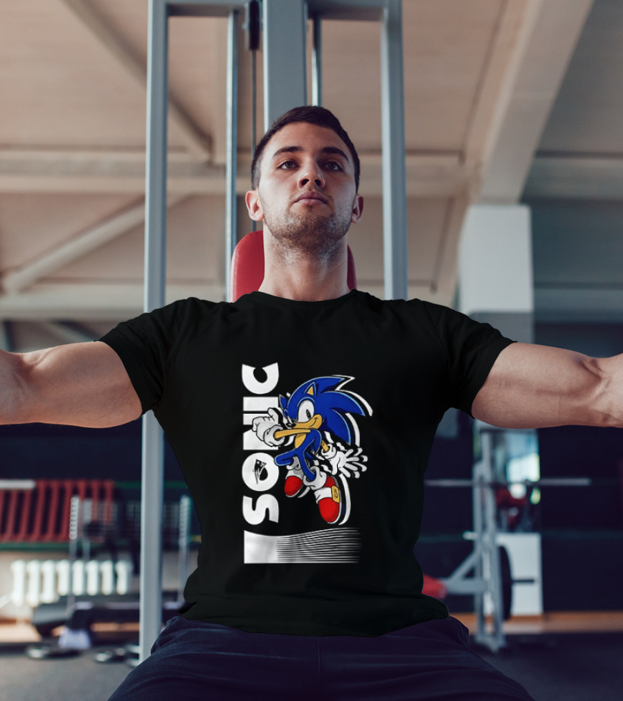 Sonic The Hedgehog New England Patriots Collaboration T-Shirt