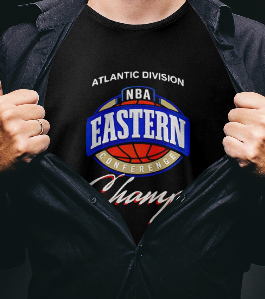 Philadelphia 76ers Allen Iverson 2026 Atlantic Division NBA Eastern Conference Champs T-Shirt