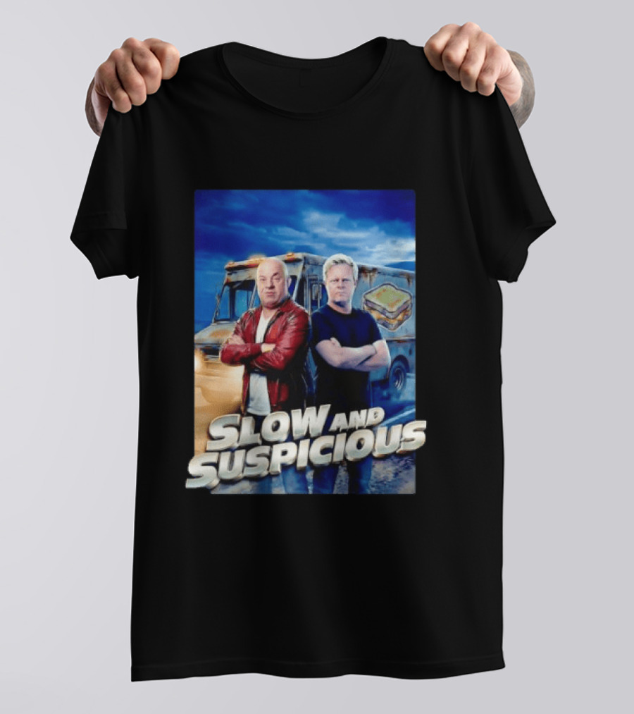 Slow And Suspicious Food Truck Crossover Duo T-Shirt