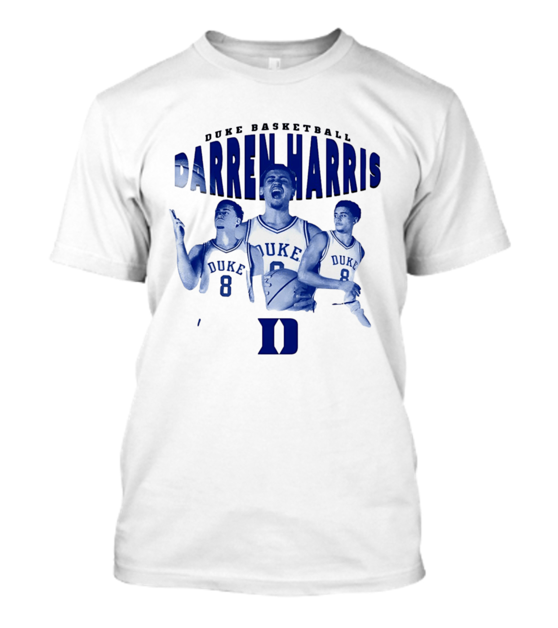 Duke Basketball Darren Harris 8 T-Shirt