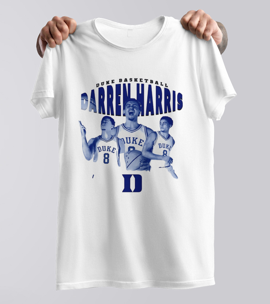 Duke Basketball Darren Harris 8 T-Shirt
