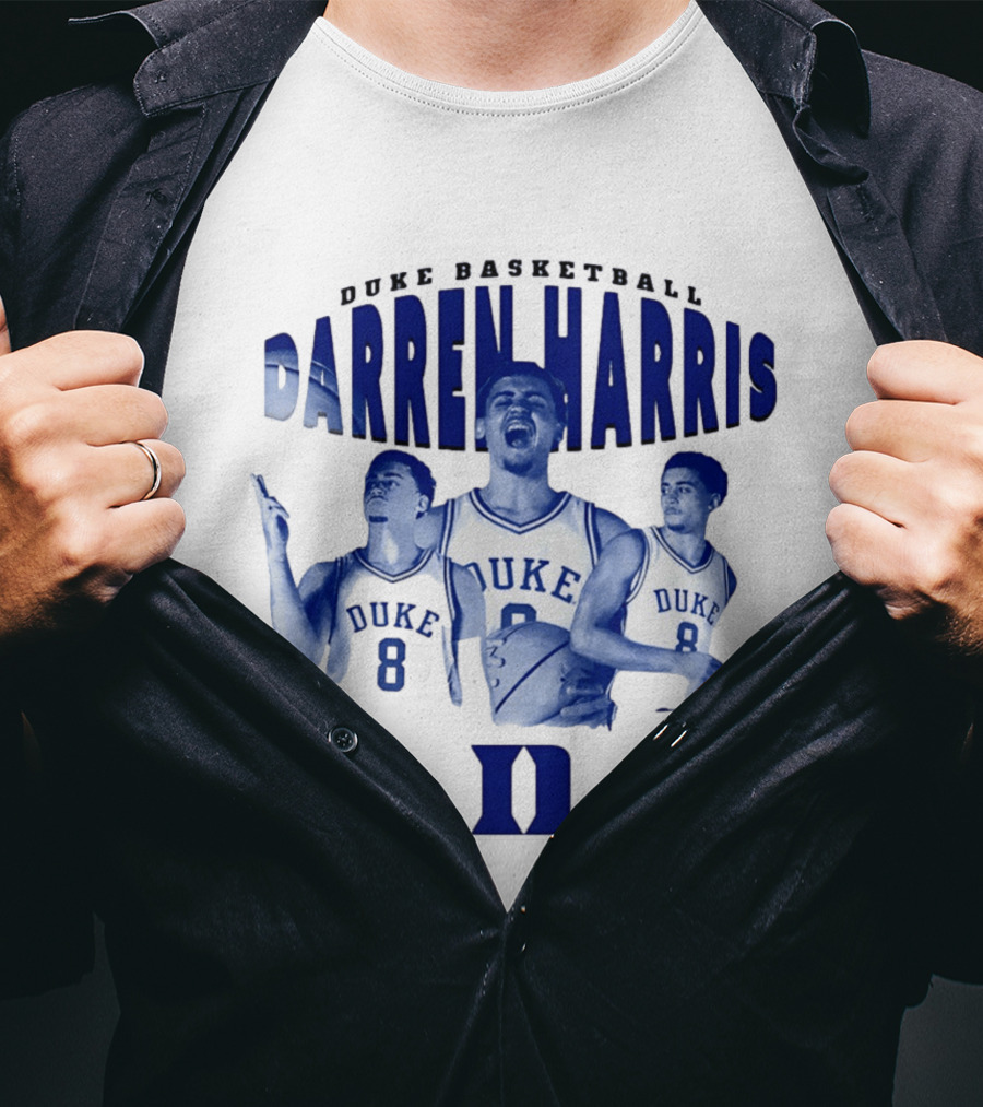 Duke Basketball Darren Harris 8 T-Shirt
