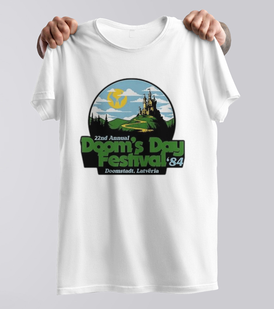 22nd Annual Doom's Day Festival '84 Doomstadt Latveria Event T-Shirt