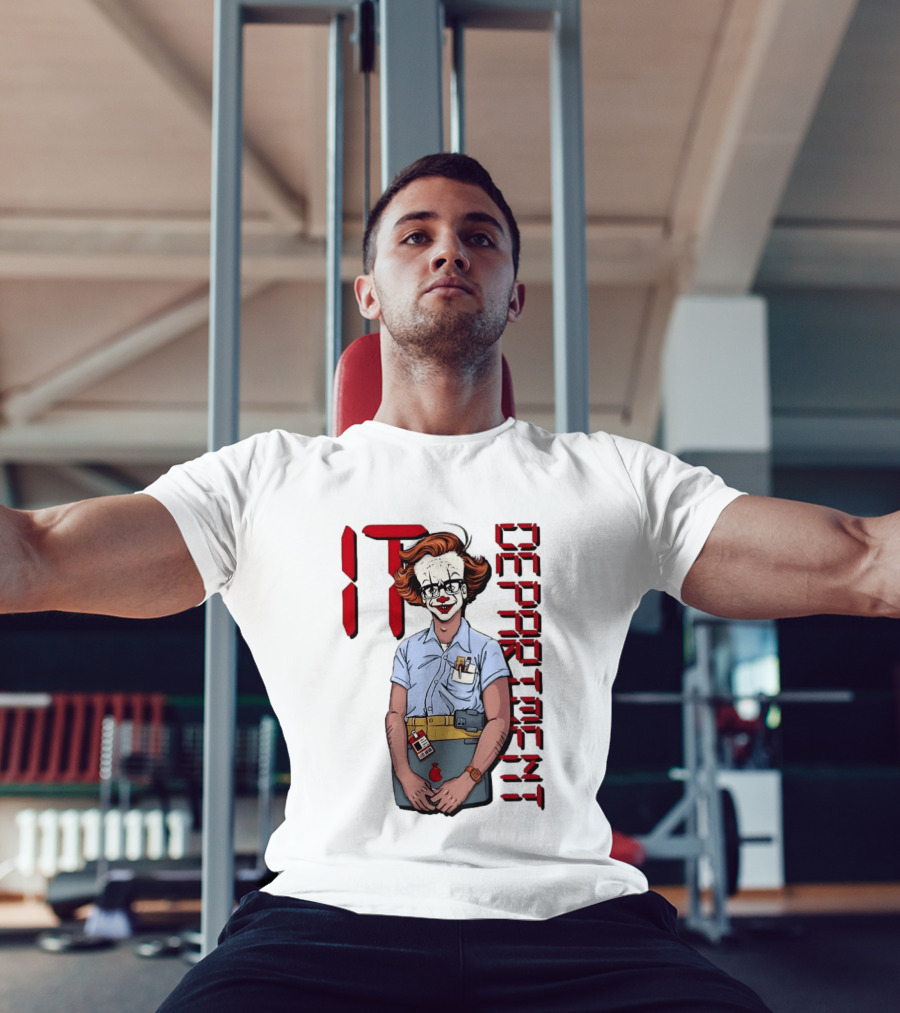 Pennywise IT Department Nerd Humor T-Shirt