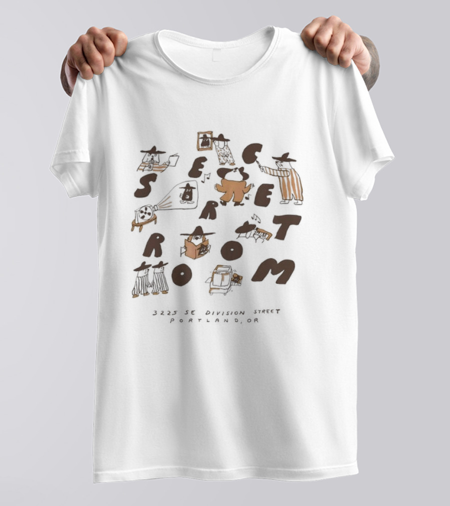Secret Room Mikkeller Playful Characters And Letters T-Shirt
