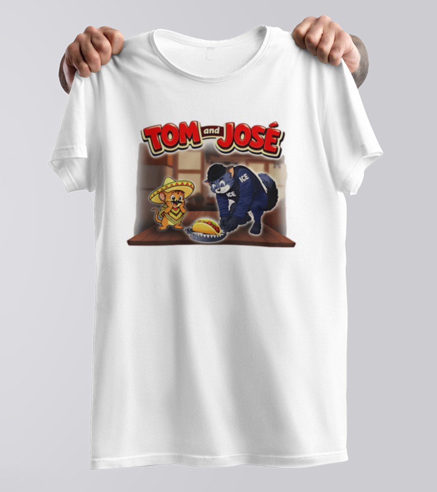 Tom And José Taco Humor Ice T-Shirt