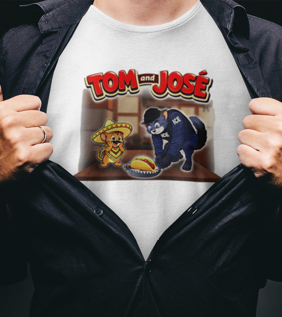 Tom And José Taco Humor Ice T-Shirt