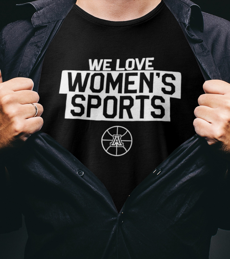 Arizona Wildcats We Love Women's Sports Basketball A T-Shirt