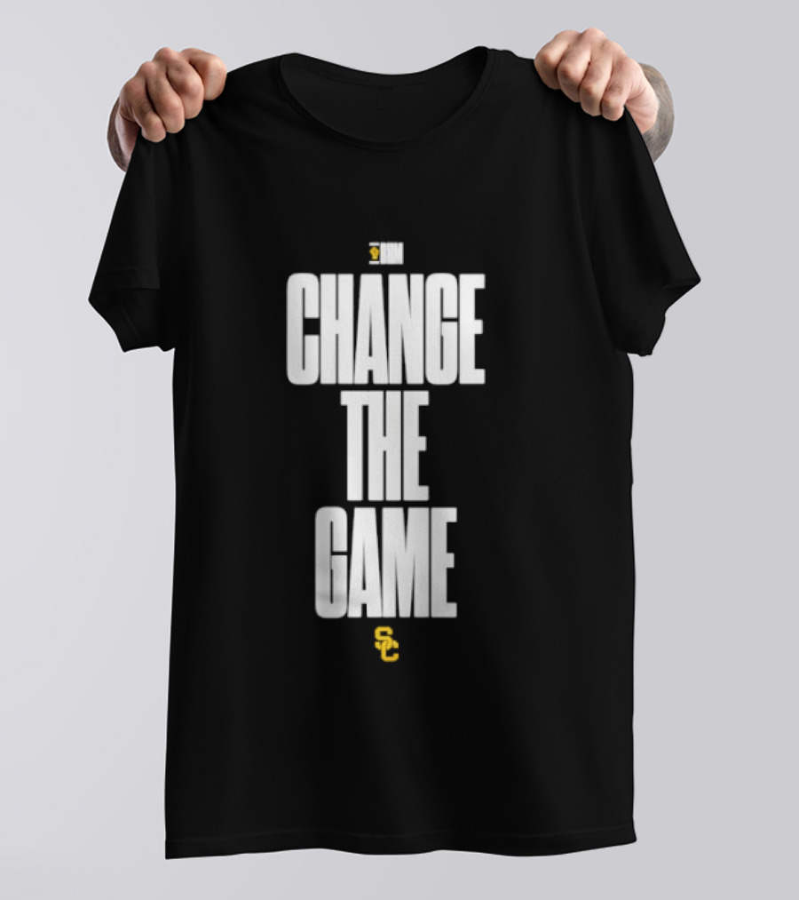 BHM Black History Month Change The Game USC Athletics T-Shirt