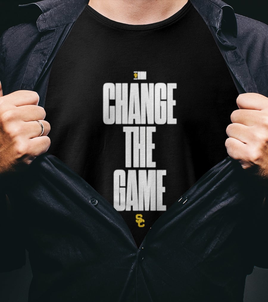 BHM Black History Month Change The Game USC Athletics T-Shirt