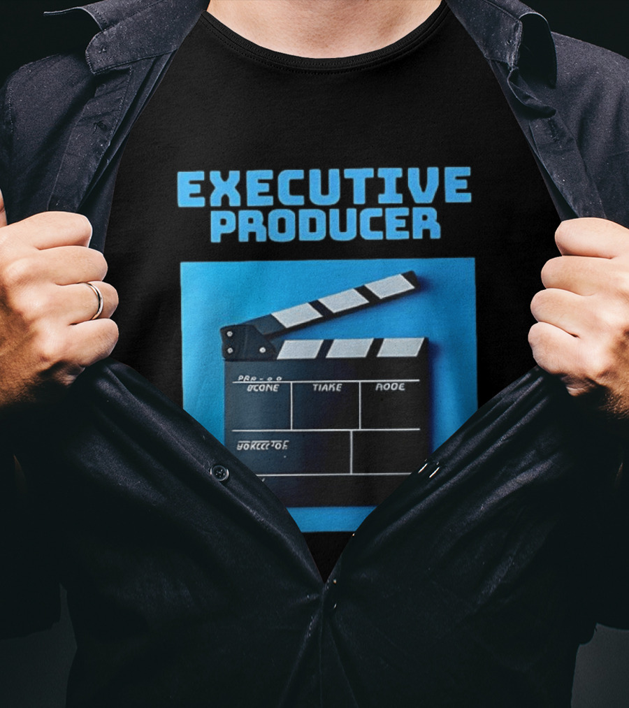 Executive Producer Clapper Board Iconic Movie Director T-Shirt