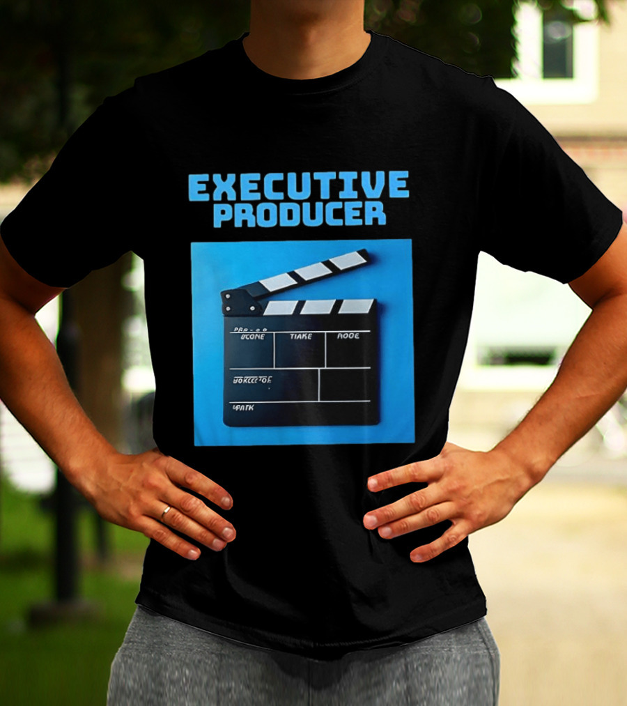 Executive Producer Clapper Board Iconic Movie Director T-Shirt