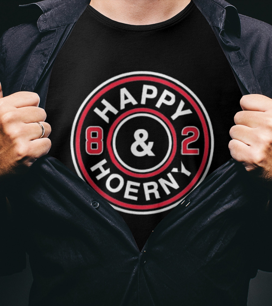 Happy Hoerny 82 Vintage Sports Inspired Circle T-Shirt