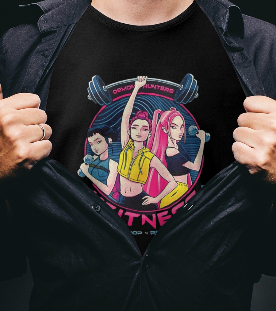 Demon Hunters Kpop Fitness Meme Kpop Reps T-Shirt