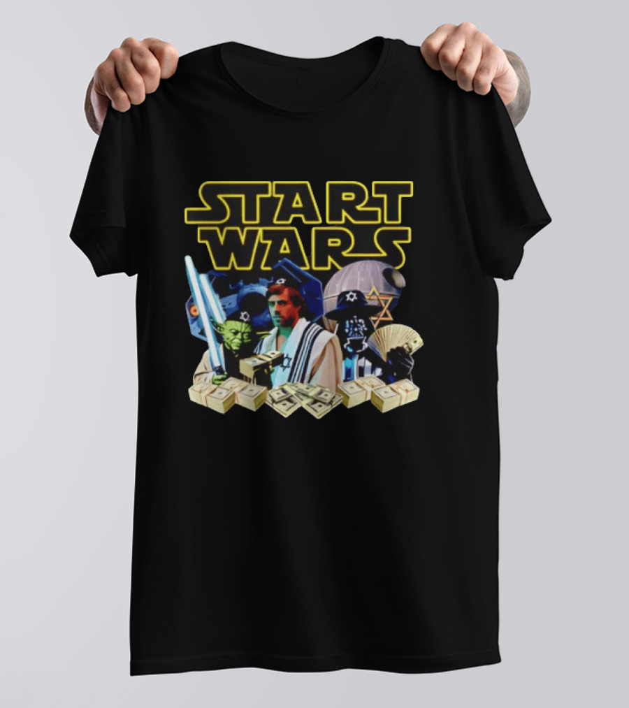Start Wars Grinch Characters Dollar Yoda Vader Luke Money T-Shirt