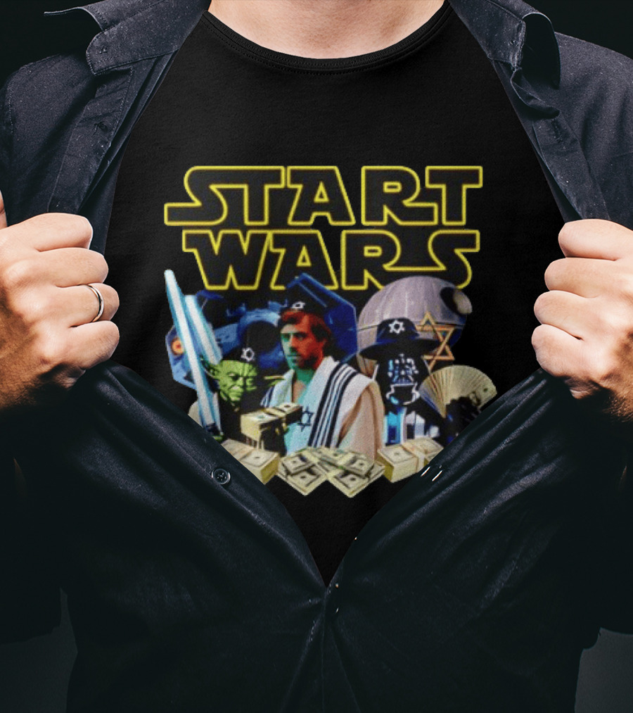 Start Wars Grinch Characters Dollar Yoda Vader Luke Money T-Shirt