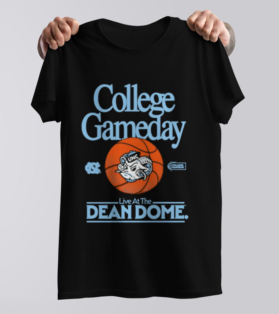 North Carolina Tar Heels College Gameday Live At The Dean Dome T-Shirt