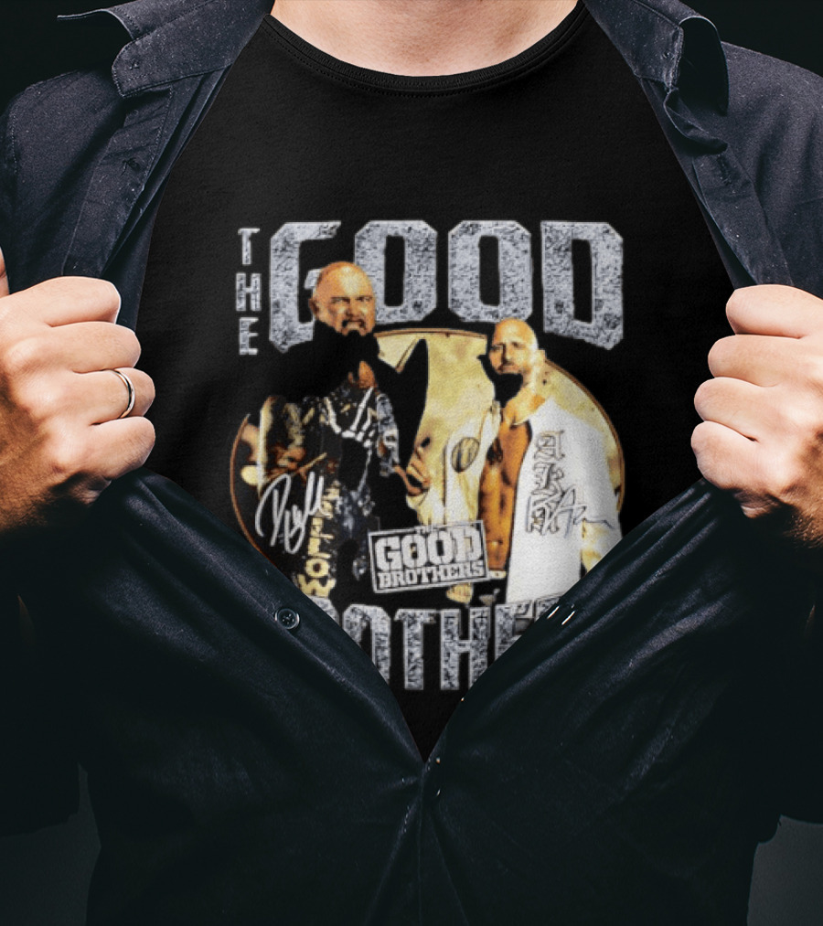 The Good Brothers Built Different Wrestling Signature Series T-Shirt