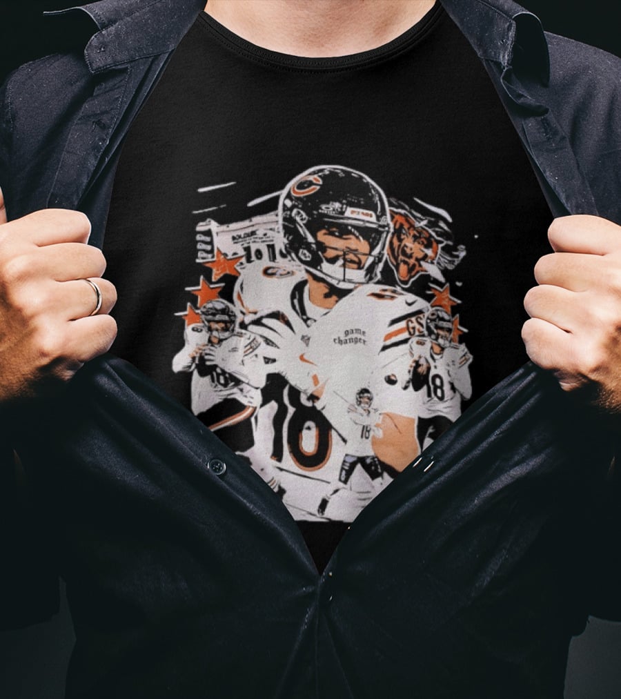 Caleb Williams Chicago Bears Game Changer NFL Soldier Field Bears T-Shirt