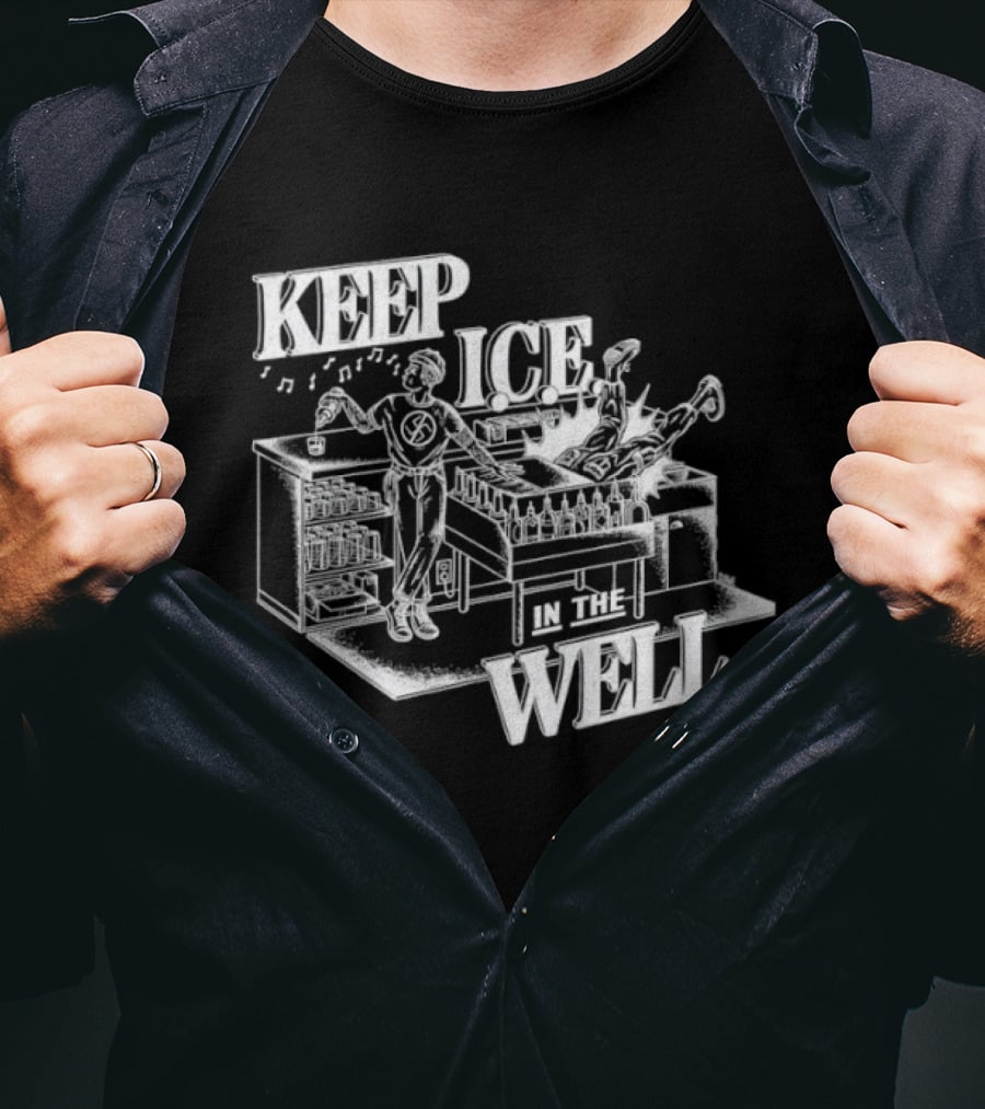 Keep Ice In Teh Well Psychedelic Band T-Shirt