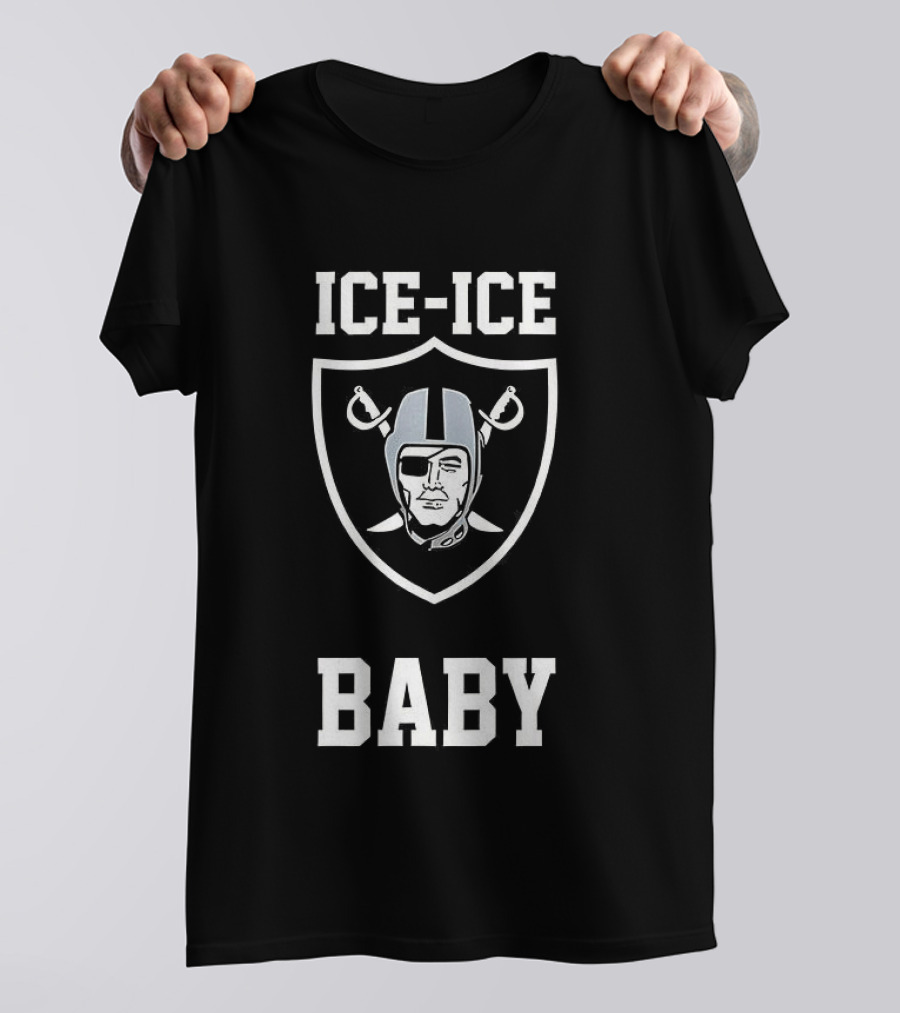 Las Vegas Raiders ICE ICE Baby NFL Fan Gear T-Shirt