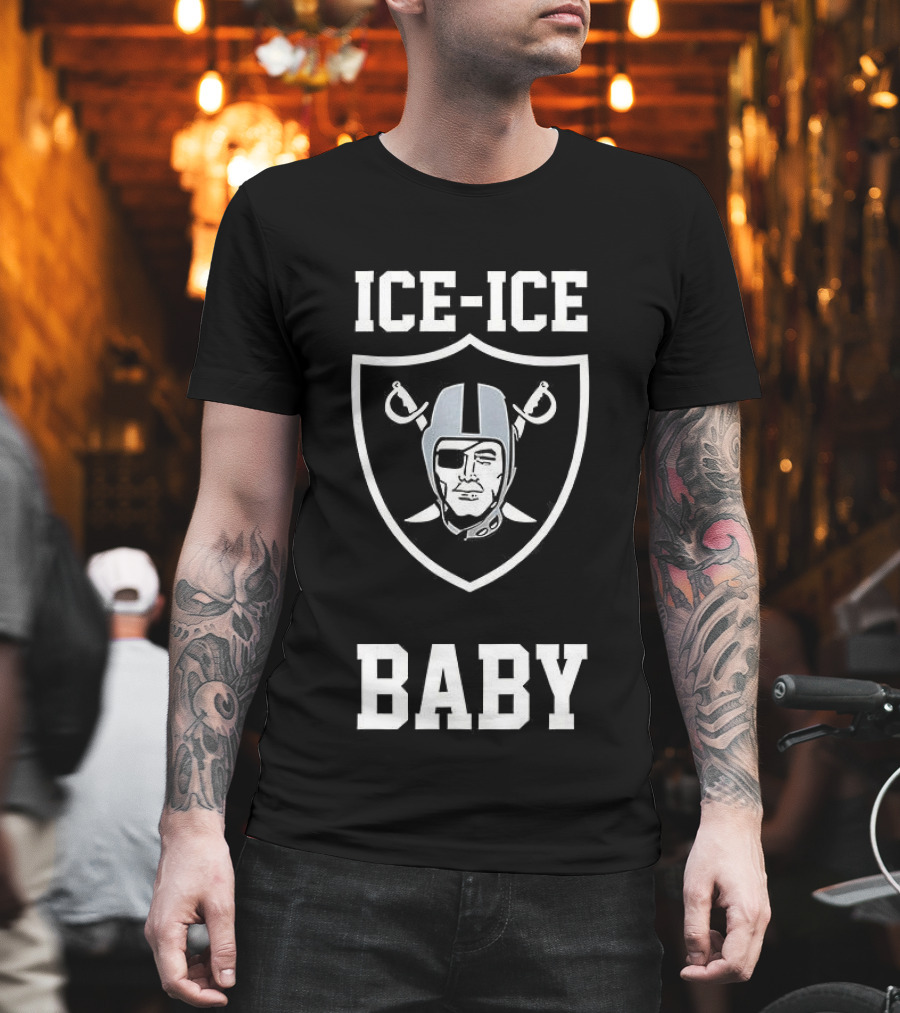 Las Vegas Raiders ICE ICE Baby NFL Fan Gear T-Shirt