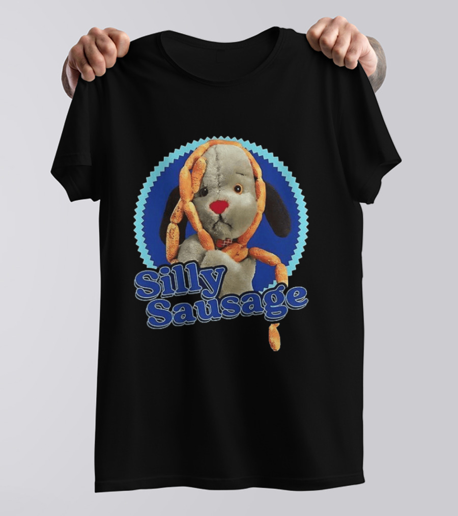 Silly Sausage Sooty Sweep Character Humor T-Shirt