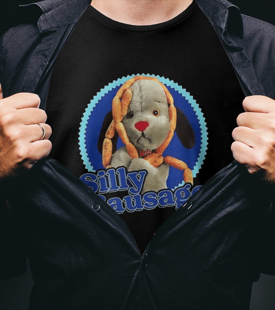 Silly Sausage Sooty Sweep Character Humor T-Shirt