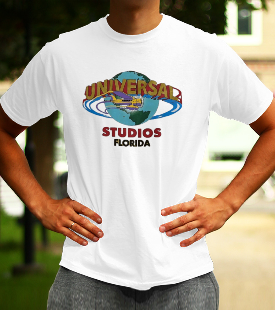 Universal Studios Florida Earth Airplane T-Shirt