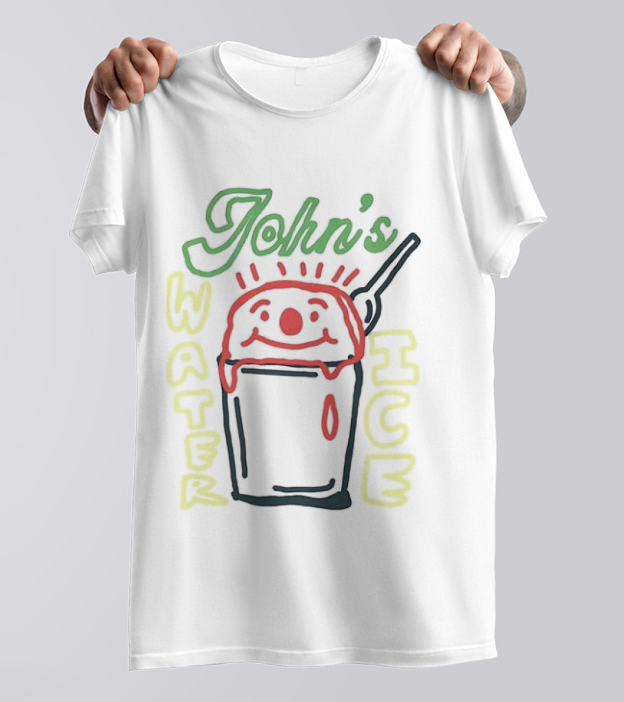 John's Water Ice Clown Cup With Spoon T-Shirt