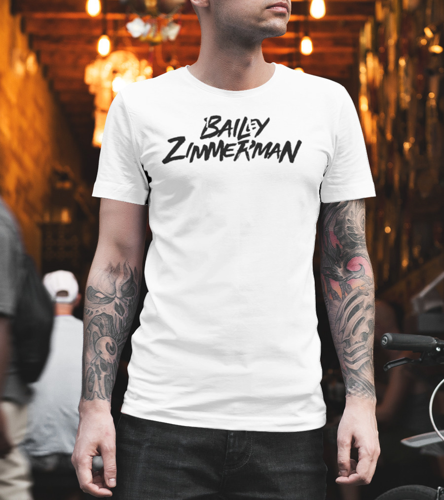 Bailey Zimmerman Bold Black Script T-Shirt