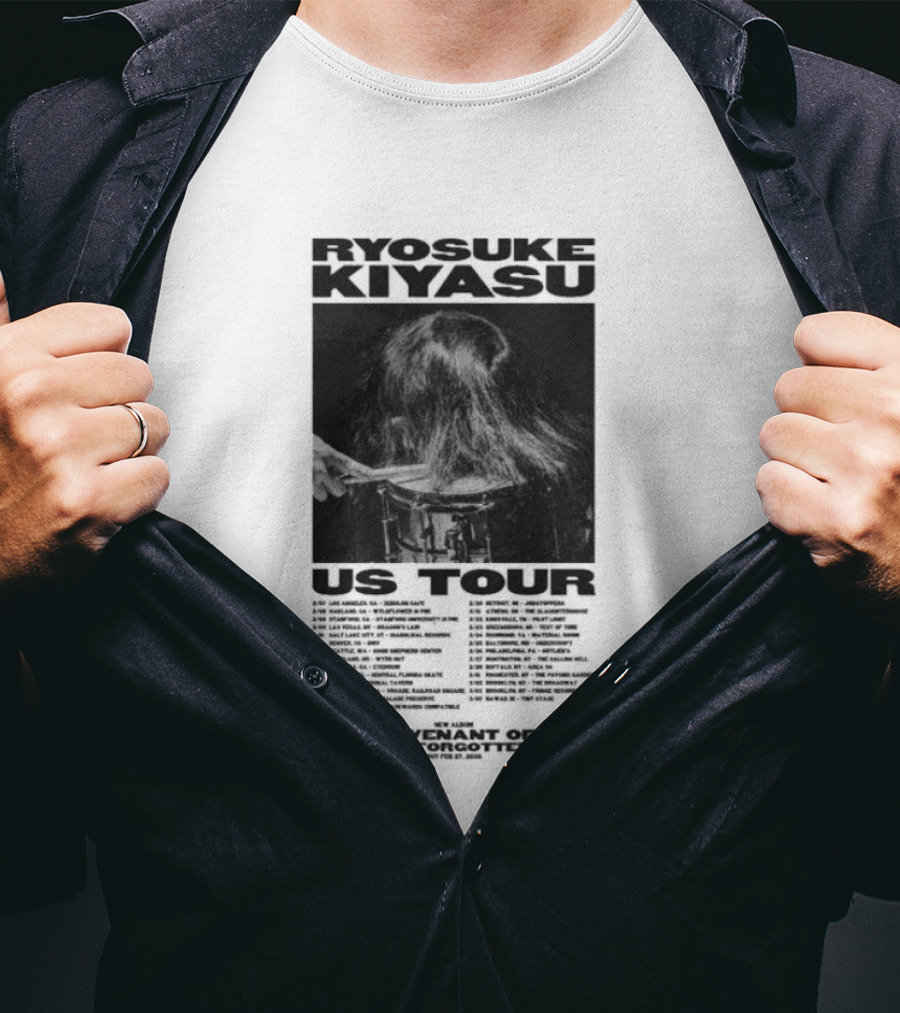 Ryosuke Kiyasu US Tour 2026 February March Dates T-Shirt