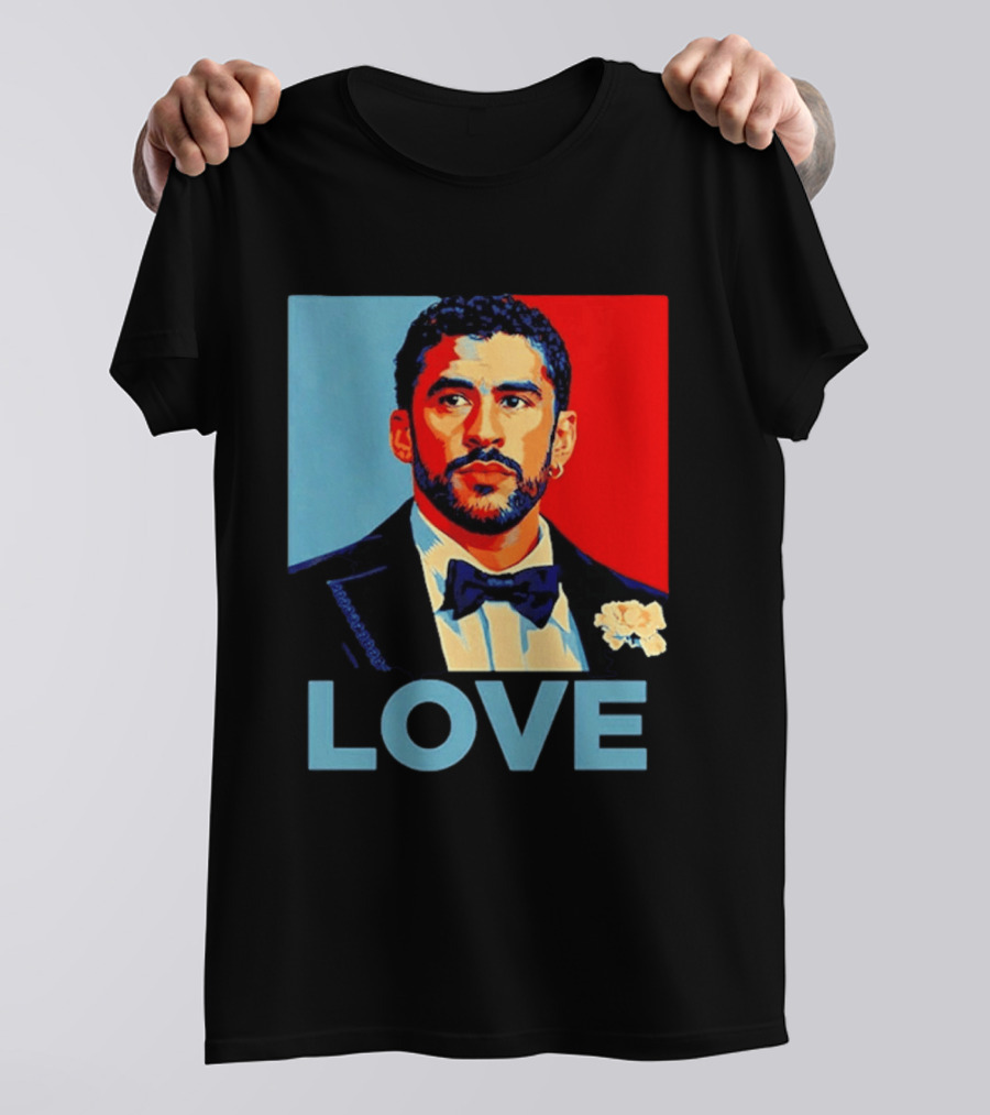 Bad Bunny LOVE Puerto Rico Super Benito T-Shirt