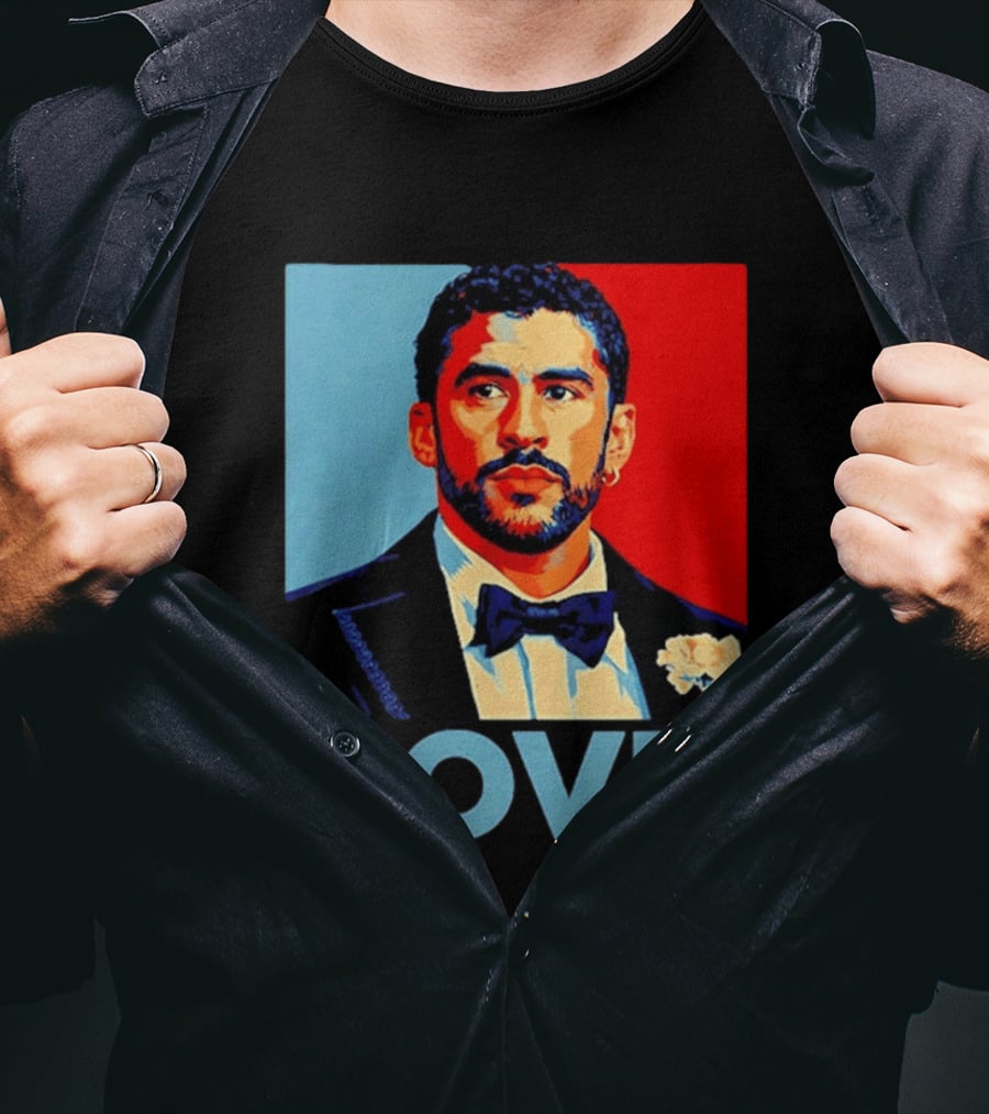 Bad Bunny LOVE Puerto Rico Super Benito T-Shirt
