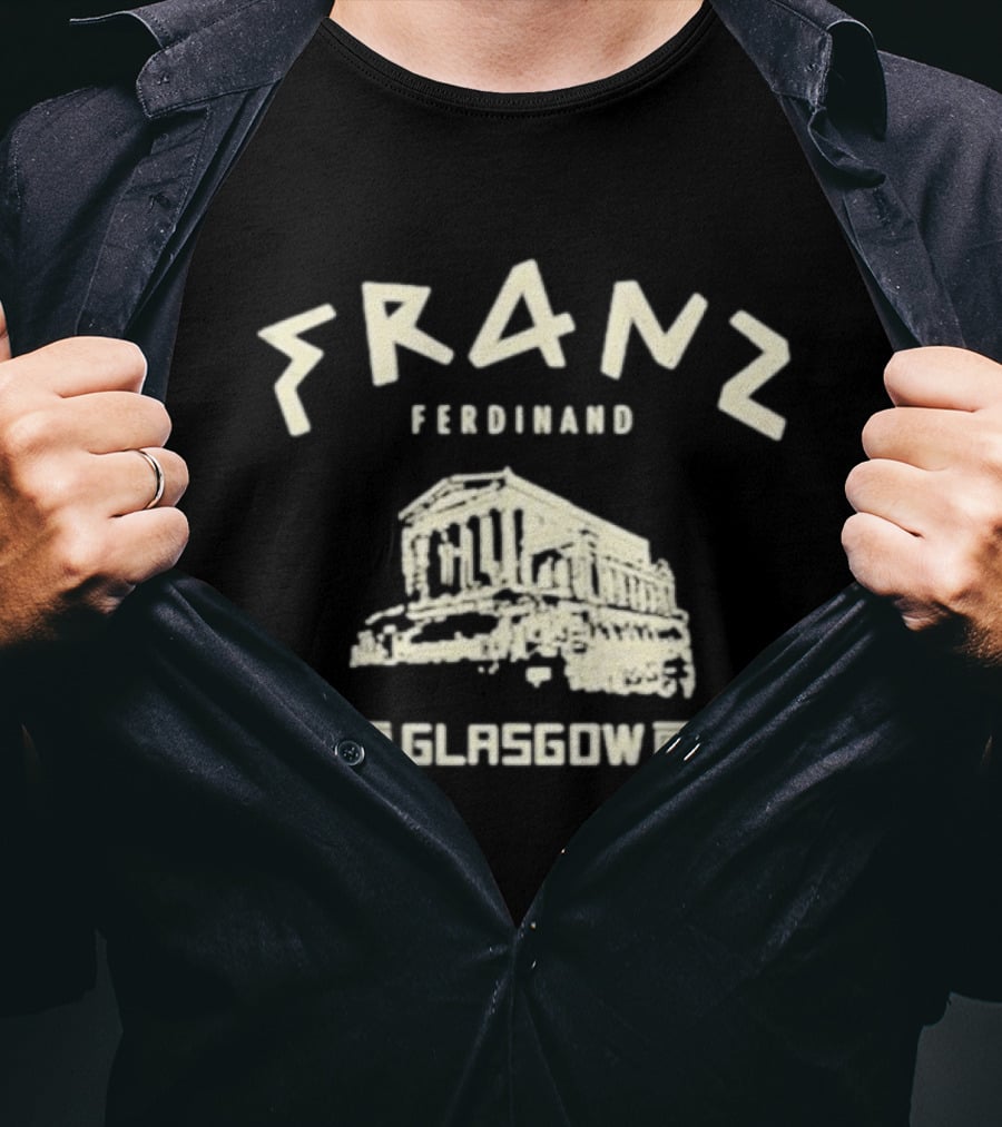 Franz Ferdinand Pantheon Concert Glasgow Band Venue Architecture T-Shirt
