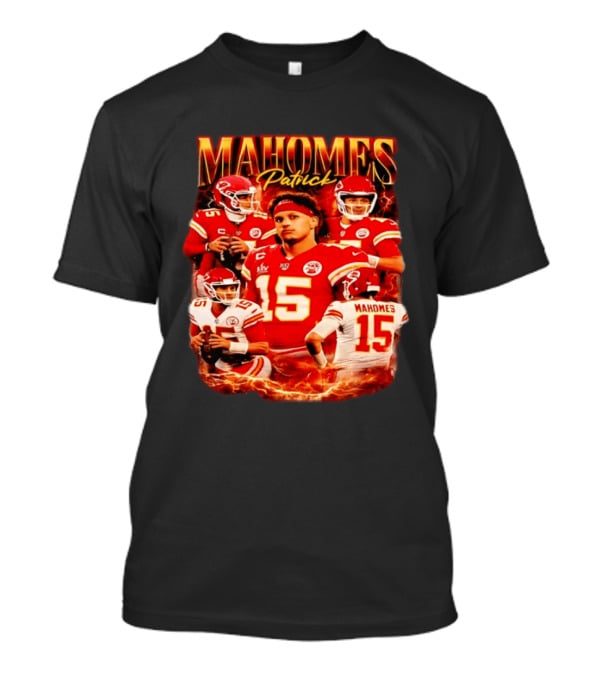 Patrick Mahomes Kansas City 90s KC Football Quarterback Chiefs NFL Champion T-Shirt