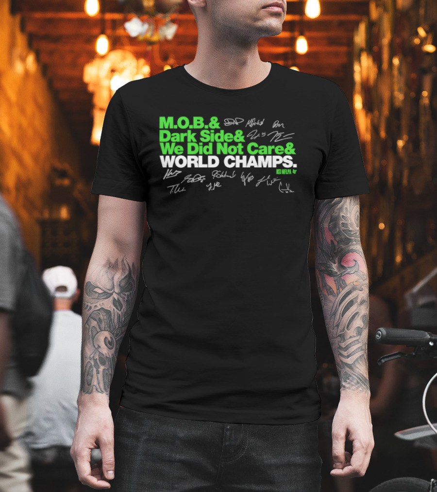 MOB Don't Care World Champs Signatures T-Shirt