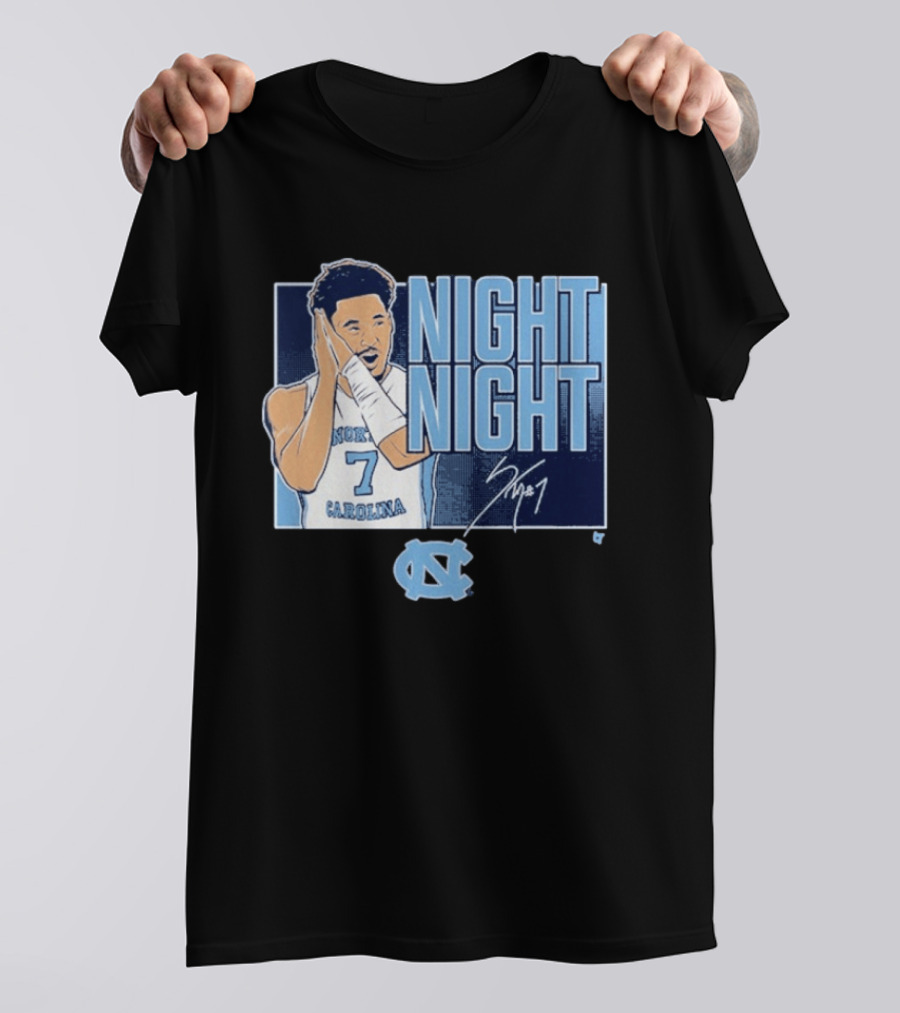 Seth Trimble Night Night North Carolina Tar Heels Basketball UNC T-Shirt