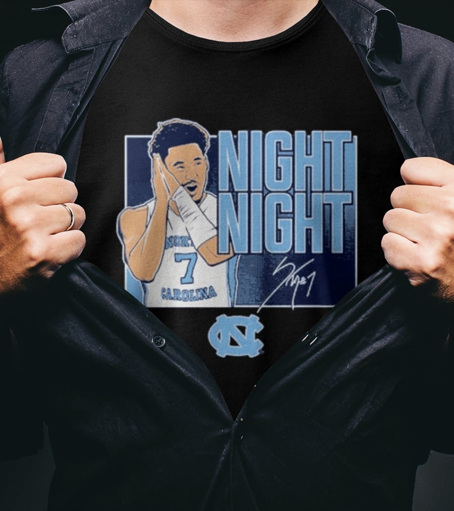 Seth Trimble Night Night North Carolina Tar Heels Basketball UNC T-Shirt