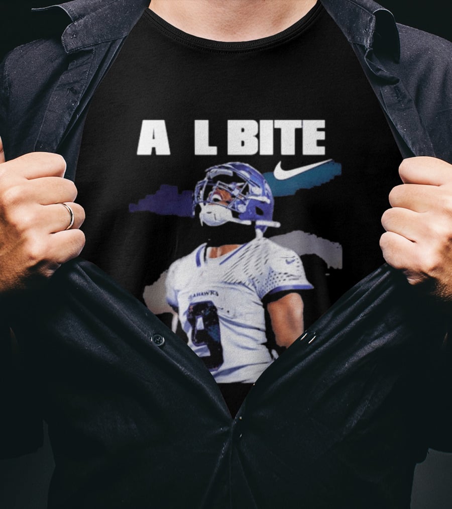 Kenneth Walker III Seattle Seahawks Nike All Bite Football T-Shirt