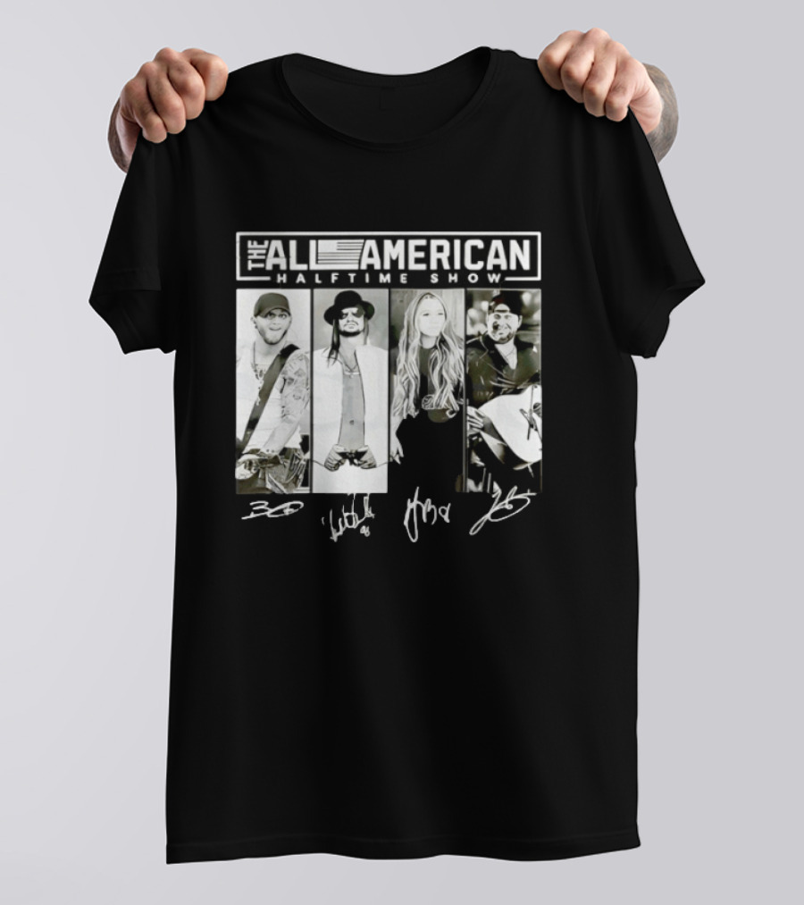 The All American Halftime Show Brett Watkins Miranda Toby Signature Collection T-Shirt