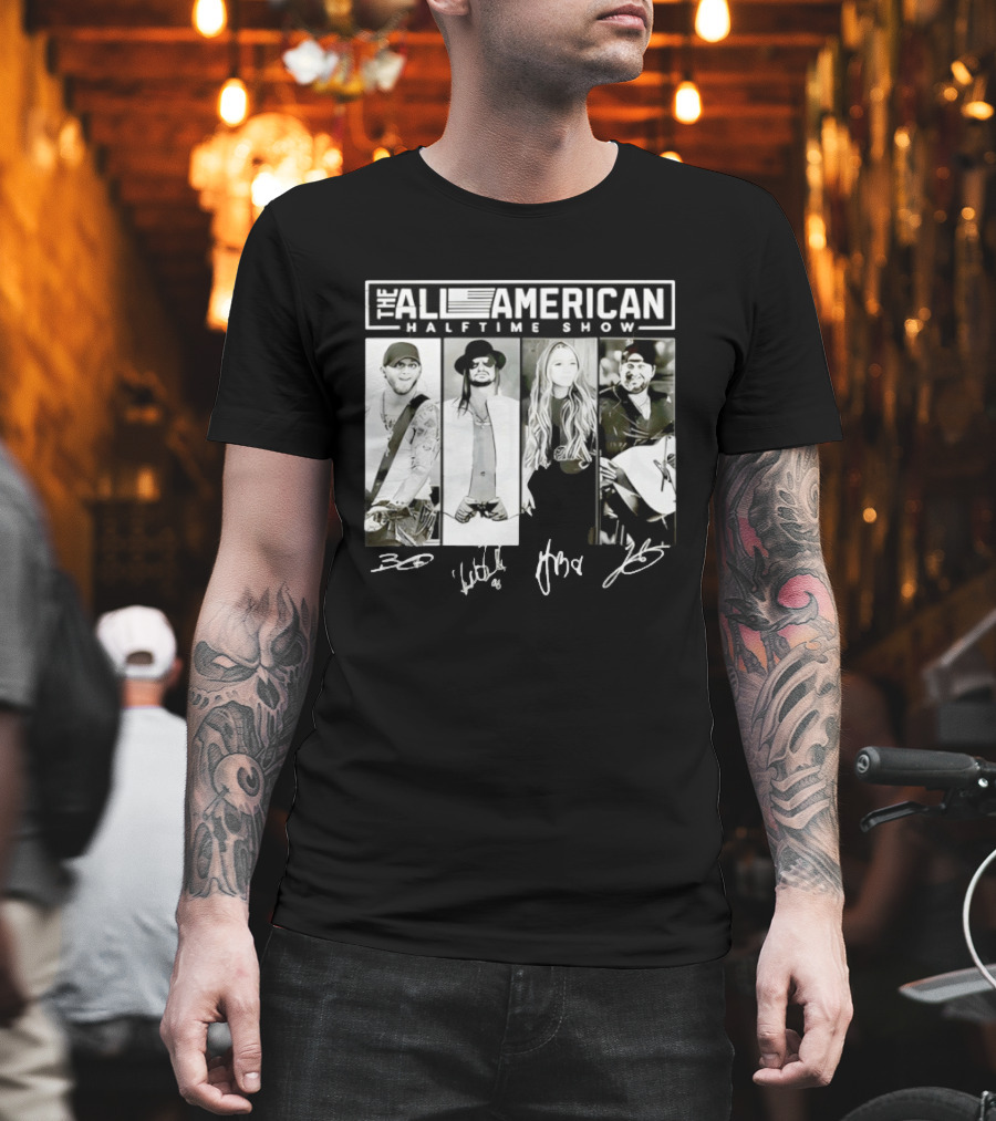 The All American Halftime Show Brett Watkins Miranda Toby Signature Collection T-Shirt