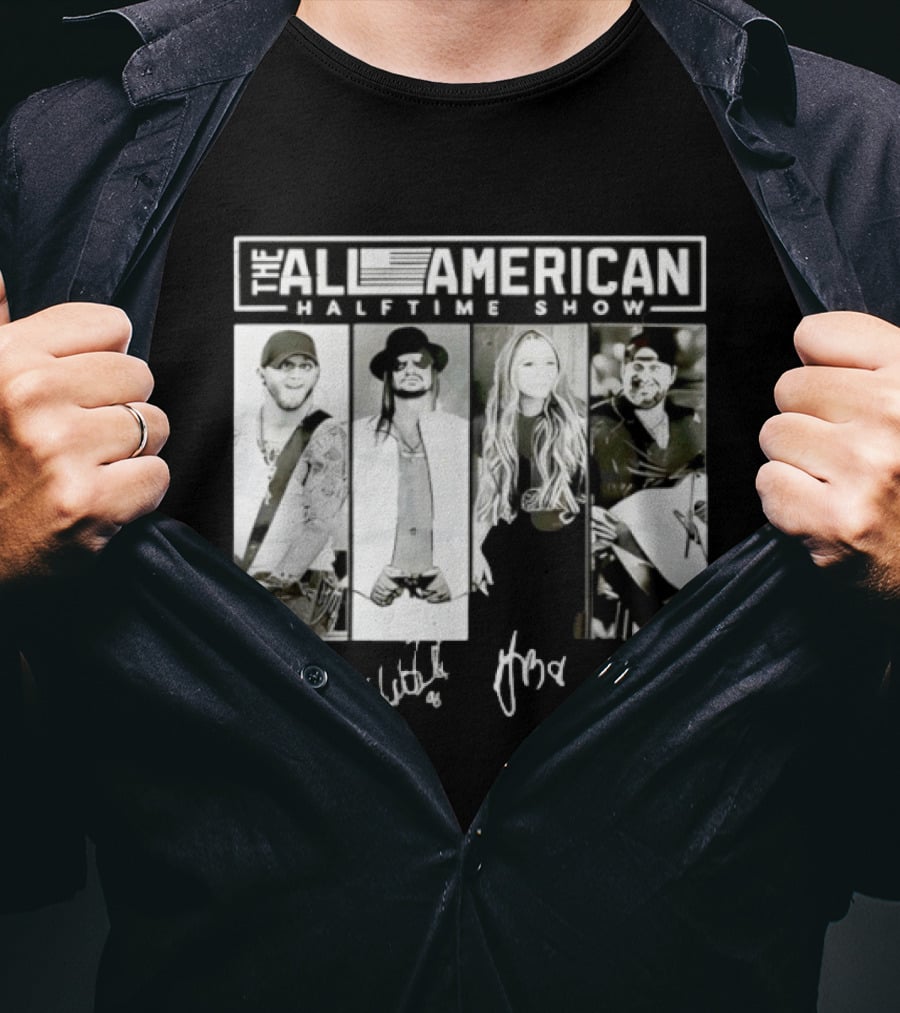 The All American Halftime Show Brett Watkins Miranda Toby Signature Collection T-Shirt