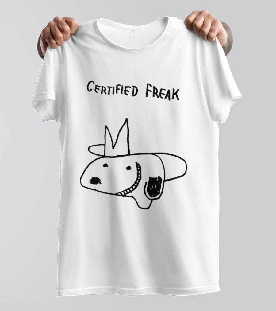 Certified Freak Snoopy Drawing Meme T-Shirt
