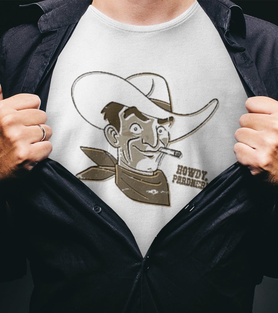 Fallout Howdy Pardner Victor Cowboy Cigarettes T-Shirt