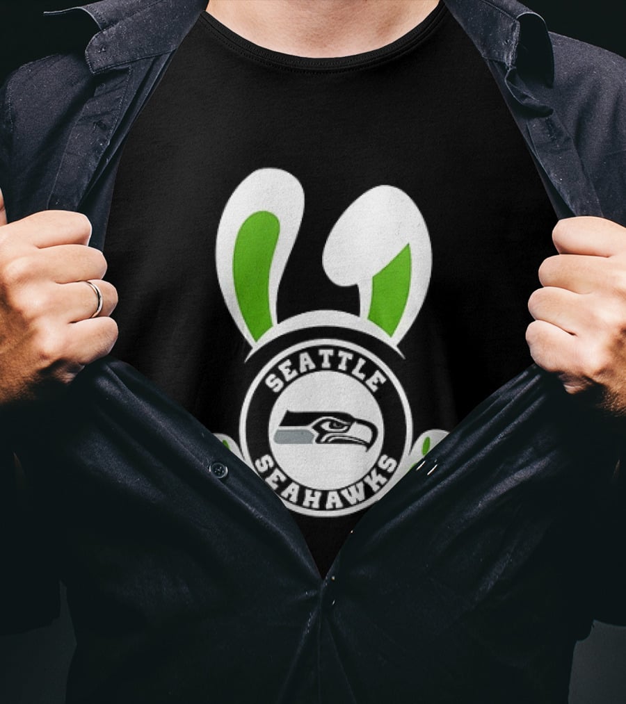 Seattle Seahawks Easter Pride Forget The Eggs I'm Hunting T-Shirt