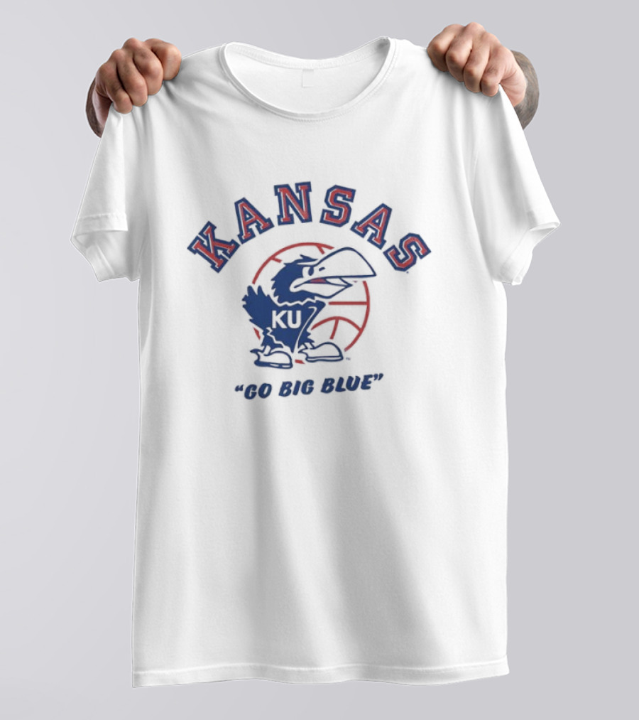 Kansas Jayhawks Basketball Go Big Blue T-Shirt